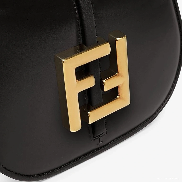Affordable In Leather Bag C'mon Calf Mini Fendi Black 0721